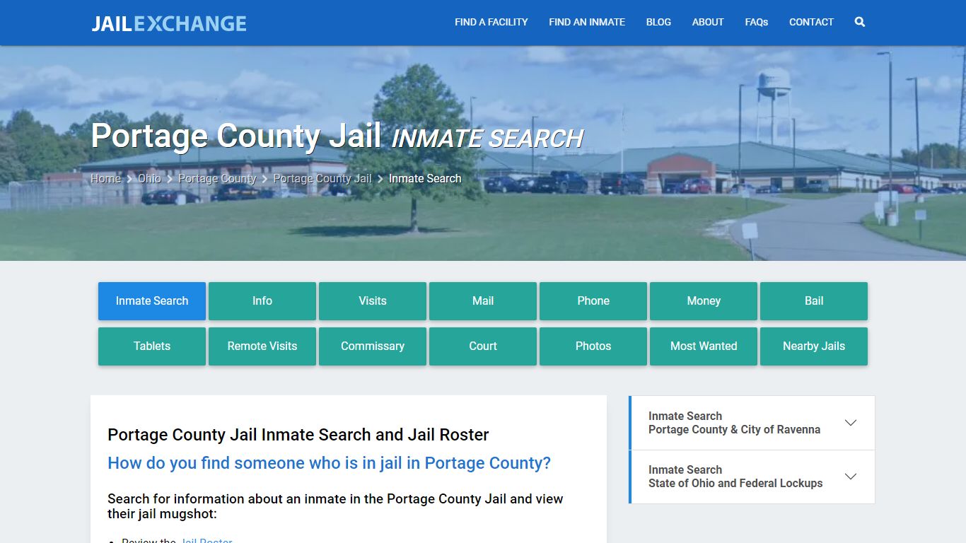 Inmate Search: Roster & Mugshots - Portage County Jail, OH - Jail Exchange